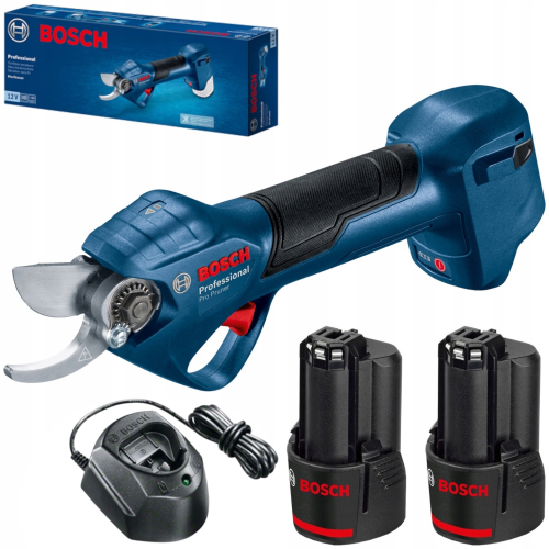 Sekator akumulatorowy 12V 2.0Ah Bosch Pro Pruner + 4.0Ah + Ładowarka GAL 1210 CV
