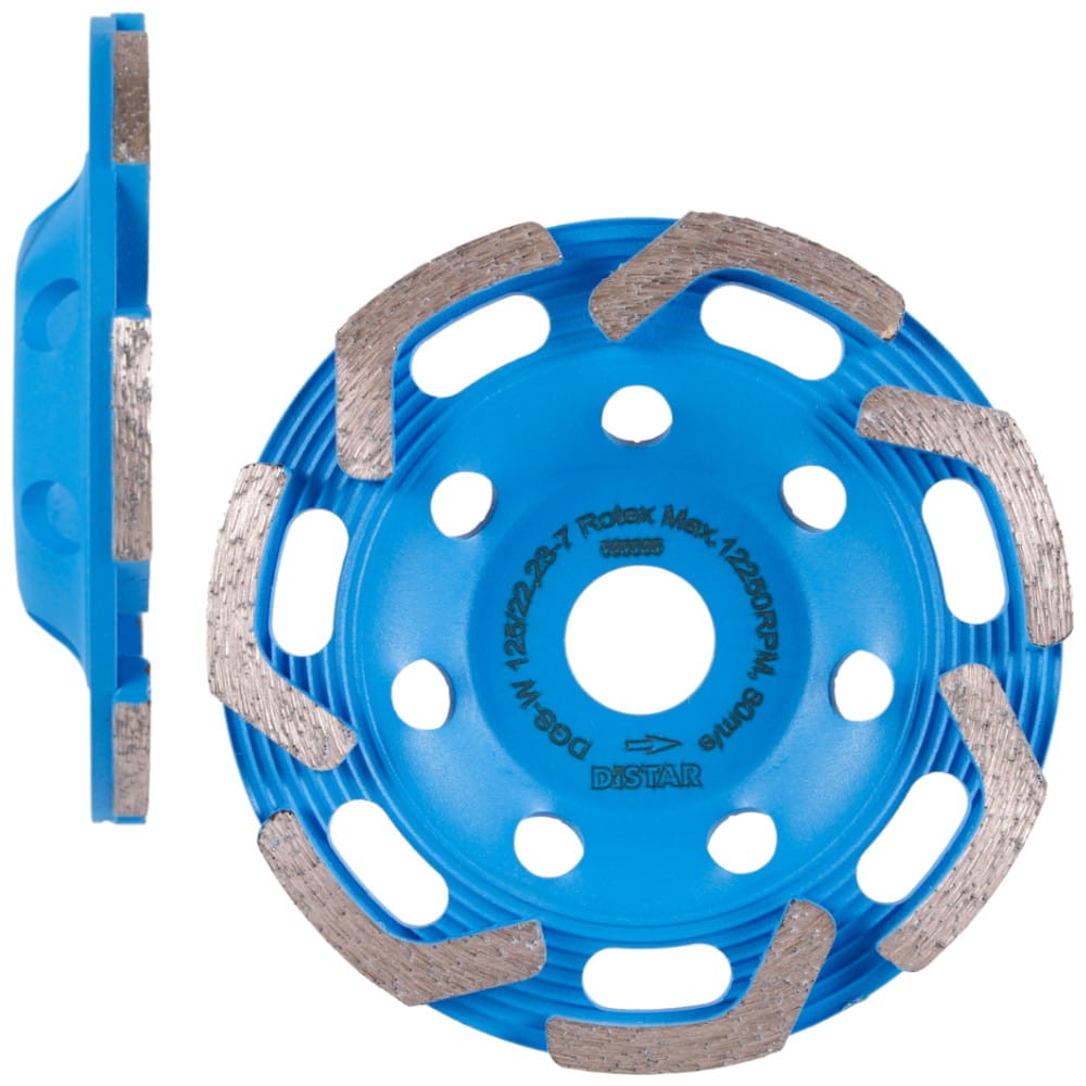 Tarcza garnkowa diamentowa 125 x 22.23mm do betonu DGS-W Rotex Distar