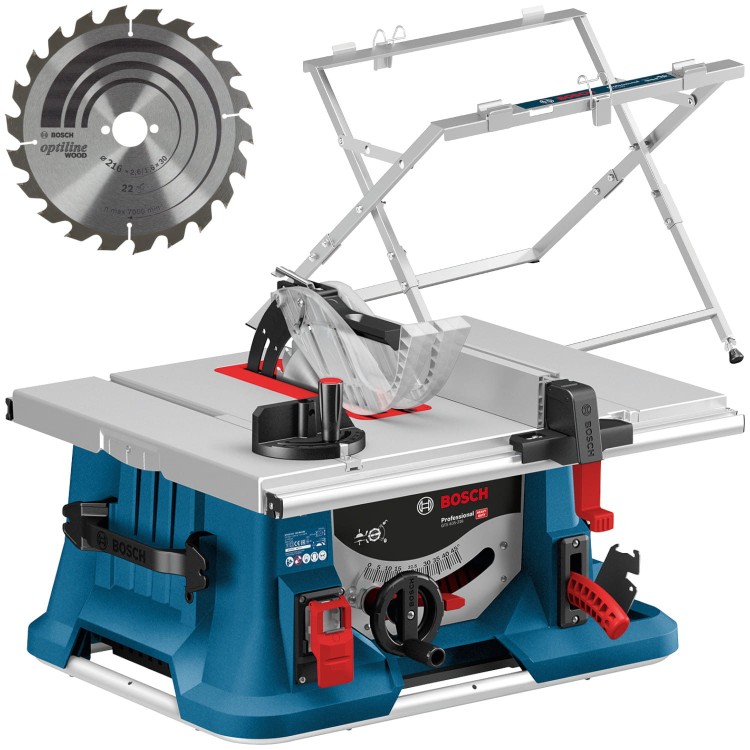 BOSCH Piła stołowa 1600W 216mm GTS 635-216 + Stół GTA 560