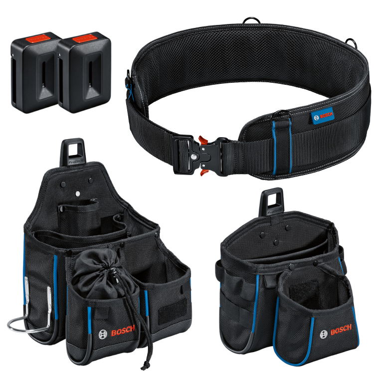 BOSCH Wielofunkcyjny pas monterski, 2x kabura, 2x ProClick