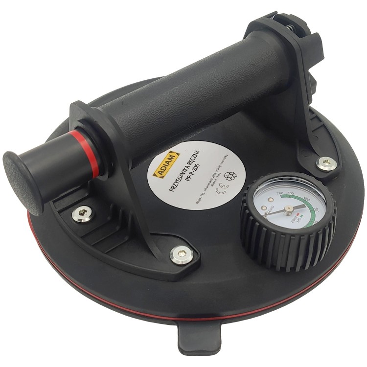 Przyssawka ręczna z manometrem Adiam PP-R-206