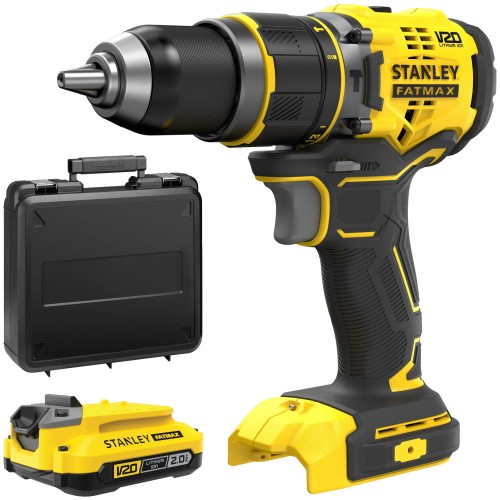 Wiertarko wkrętarka udarowa 18V 80Nm V20 Stanley SFMCD721 + aku 2.0Ah