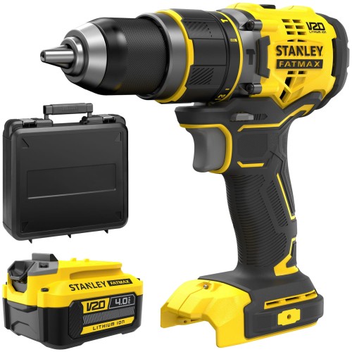 Wiertarko wkrętarka udarowa 18V 80Nm V20 Stanley SFMCD721 + aku 4.0Ah