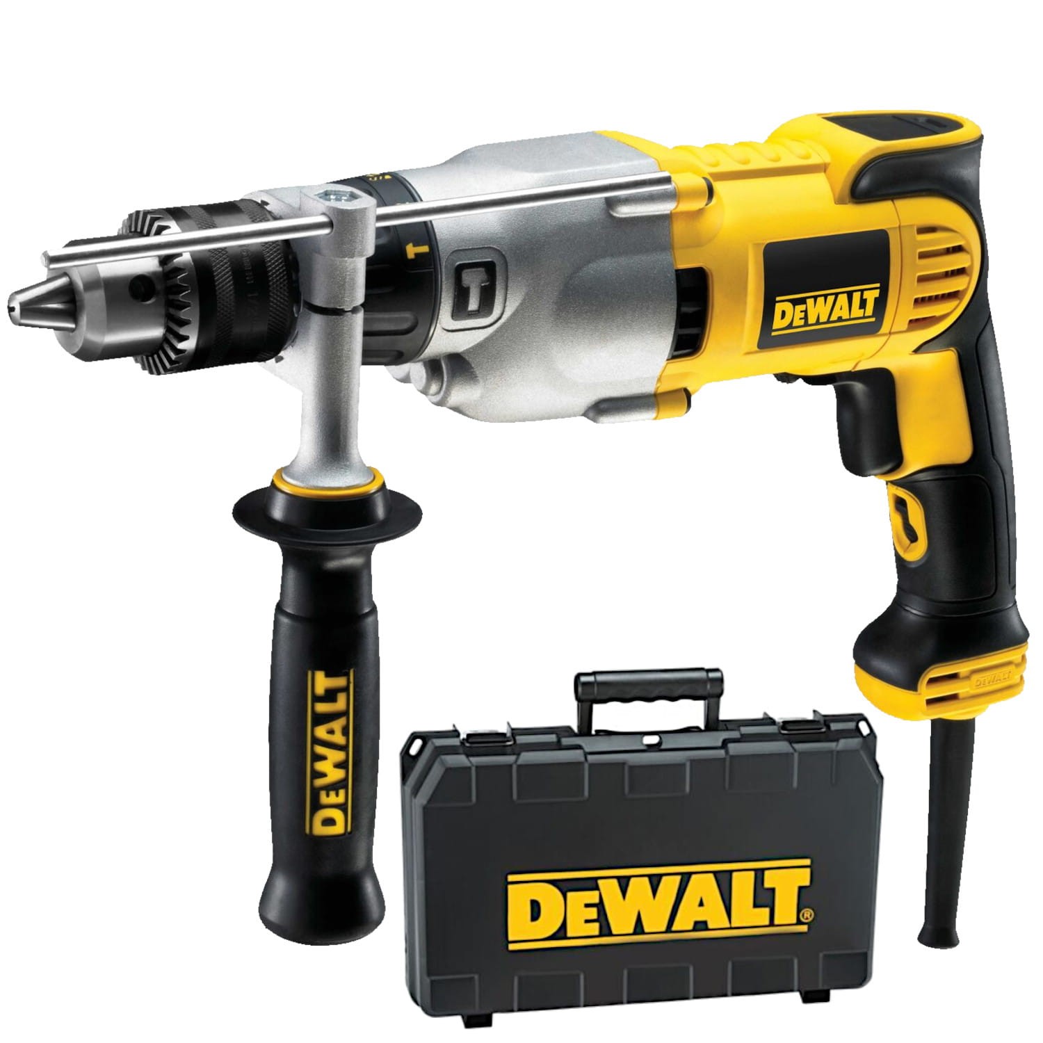 DEWALT D21570K Wiertarka udarowa 1300W dwubiegowa + kufer