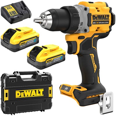 DEWALT DCD800H2T Wiertarko-wkrętarka 18V 2x 5.0Ah PowerStack TSTAK