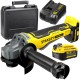 STANLEY SFMCG7004 Szlifierka kątowa akumulatorowa 18V Seria V20 FatMax 4Ah ład kufer