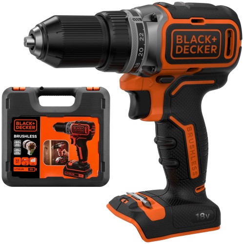 Wiertarko wkrętarka 18V 52Nm Black Decker BL186NT body + walizka