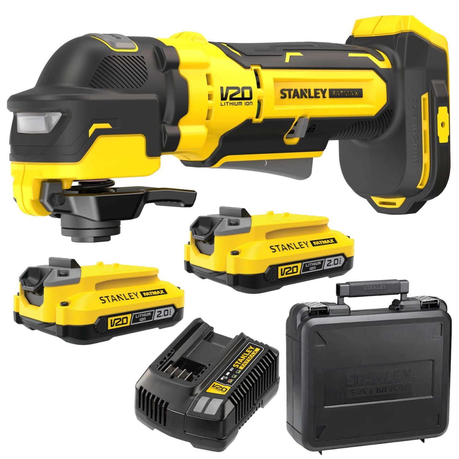 STANLEY SFMCE510D2K Urządzenie wielofunkcyjne 18V V20 2x2Ah ład kufer