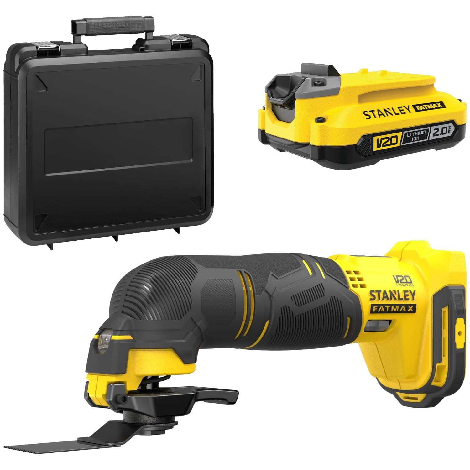 Urządzenie wielofunkcyjne 18V Stanley SFMCE500 walizka + aku 2.0Ah