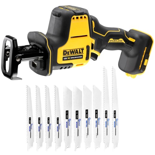 DEWALT DCS369N Pilarka szablowa 18V XR + Brzeszczoty 10szt.