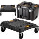 DEWALT DWST1-71229 Platforma jezdna do skrzyń TSTAK + Skrzynia duża narzędziowa TSTAK