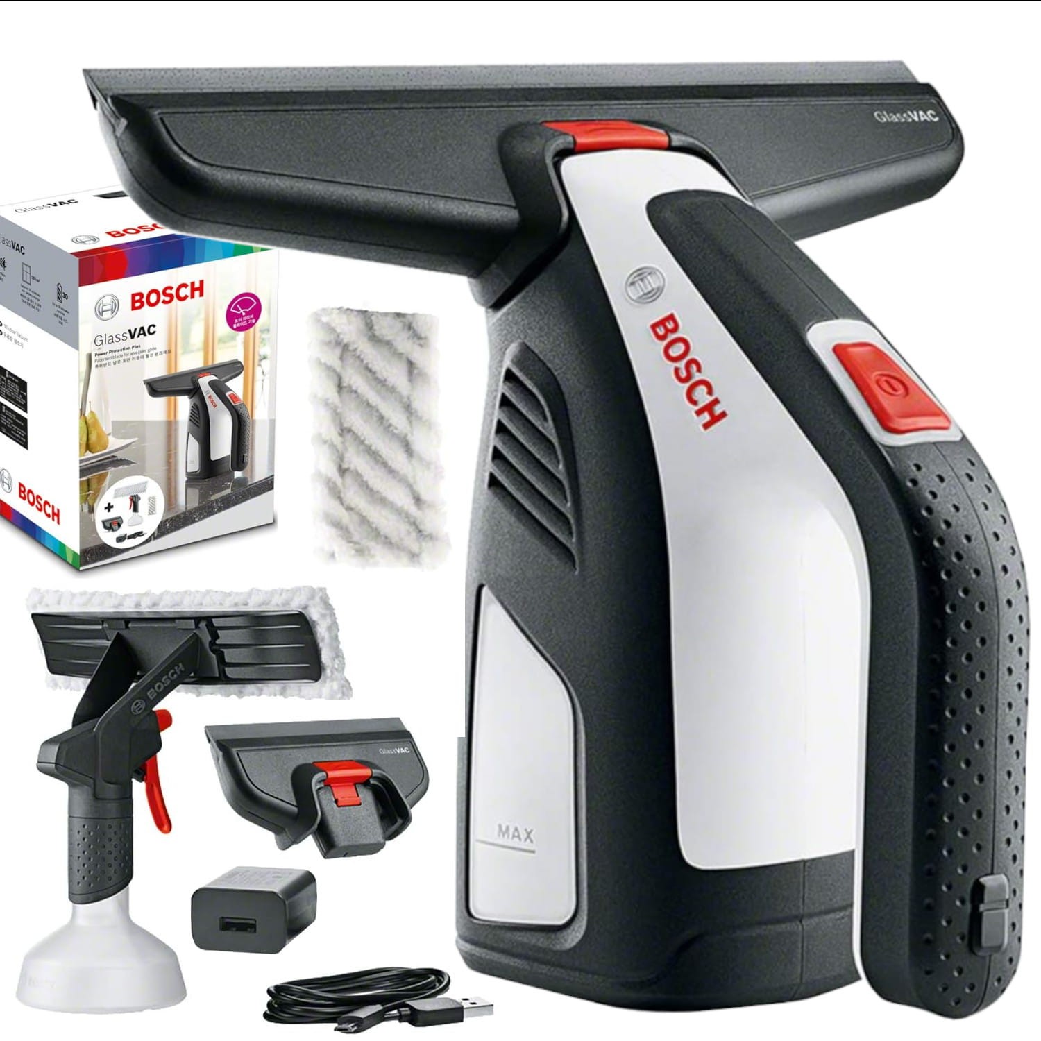 BOSCH 06008B7000 Akumulatorowa myjka do okien, szyb i luster GLASSVAC