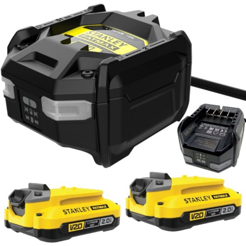 Ładowarka wsuwana 1.25A 18V V20 Stanley SFMCB10 + 2x aku 2Ah Stanley SFMCB202