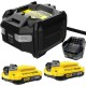 Ładowarka wsuwana 1.25A 18V V20 Stanley SFMCB10 + 2x aku 2Ah Stanley SFMCB202