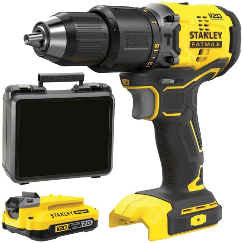 STANLEY Wiertarko wkrętarka udarowa 18V 60Nm SFMCD715 kufer + aku 2.0Ah