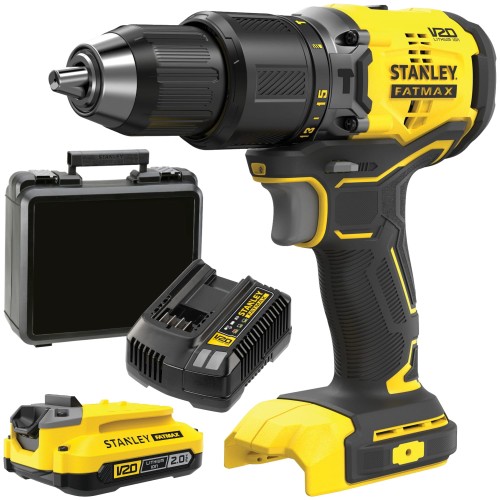 STANLEY Wiertarko wkrętarka 18V 60Nm SFMCD715 kufer + aku 2.0Ah + ład