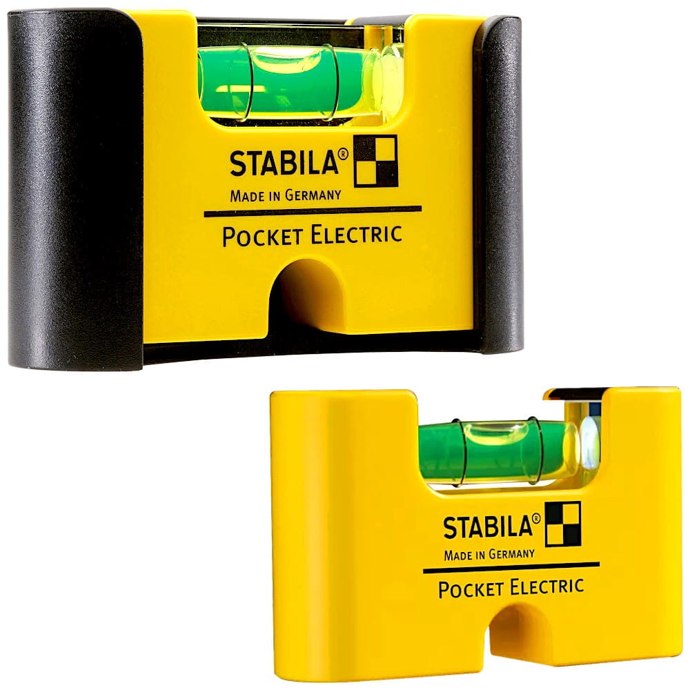 STABILA 18115 Poziomica Pocket Electric z klipsem 7cm