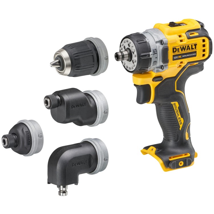 Wiertarko wkrętarka DeWALT DCD703 + głowice