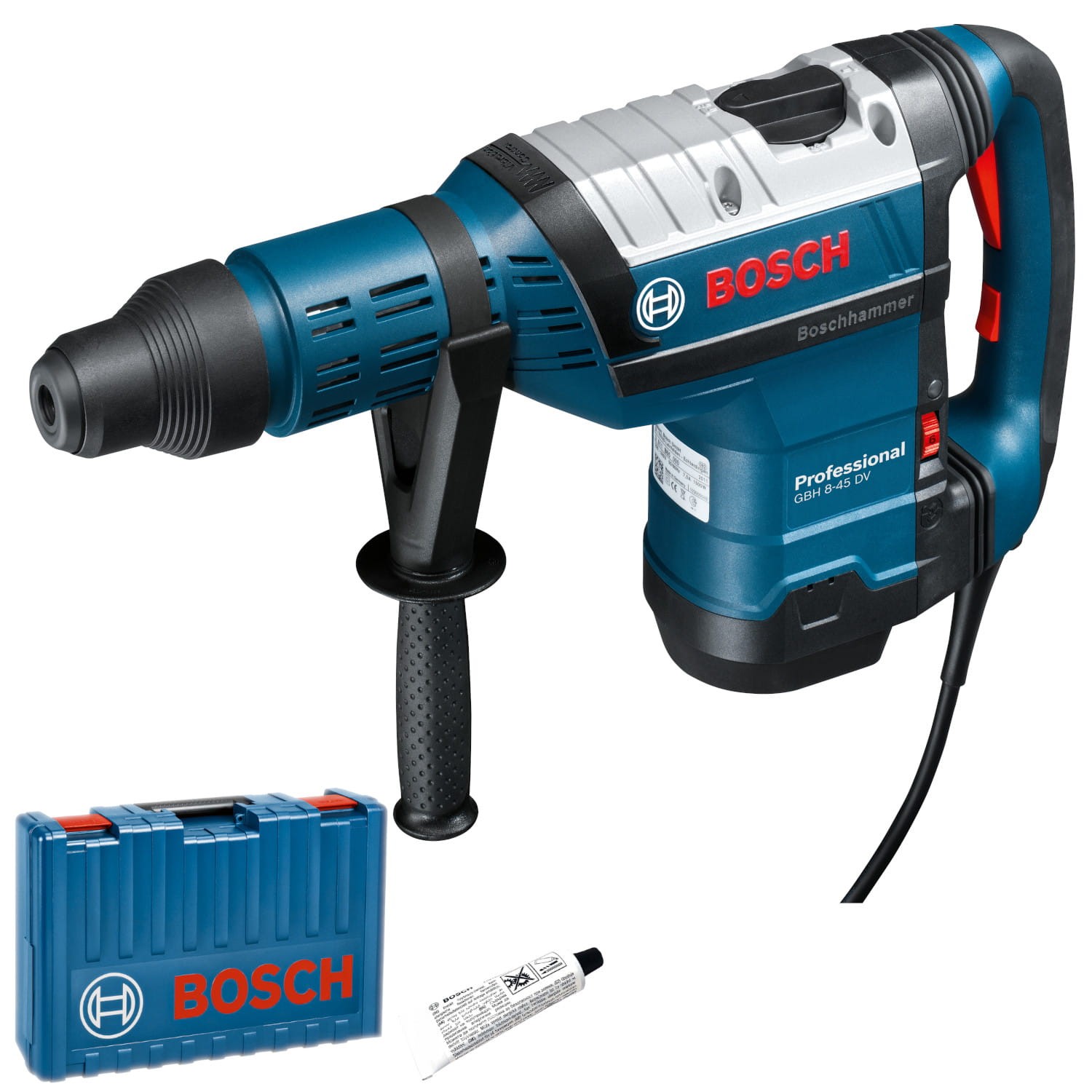 Młot udarowy sieciowy SDS-Max 12,5 J 1500W 230V w walizce BOSCH GBH 8-45 DV