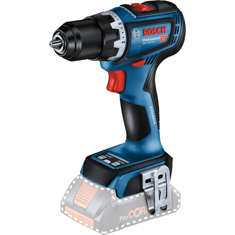 Wkrętarka Bosch zasilanie akumulatorowe GSR 18V-90C