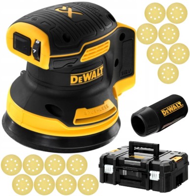 DEWALT DCW210NT Szlifierka mimośrodowa 125mm 18V + TSTAK + papier ścierny 15szt.
