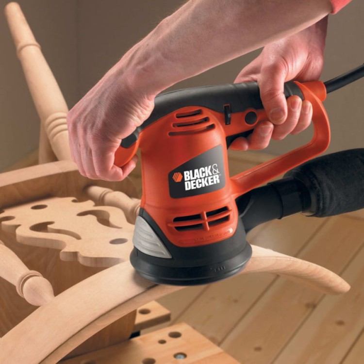 BLACK DECKER KA191EK Szlifierka mimośrodowa 125mm 480W