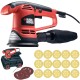 BLACK DECKER KA191EK Szlifierka mimośrodowa 125mm 480W + papier ścierny 15szt.