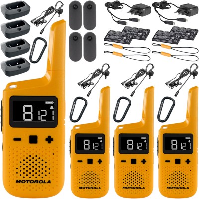 Radiotelefon PMR446 IP54 4szt. Motorola TalkAbout T72 + Słuchawki 4szt.