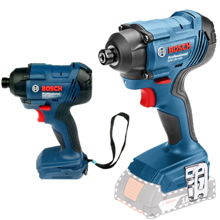 BOSCH GDR 180-Li Akumulatorowy klucz udarowy 18V 1/4'' 160Nm "BODY"