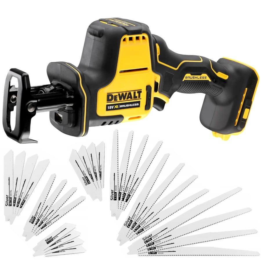 DEWALT DCS369N Pilarka szablowa 18V XR + Brzeszczoty 28szt.