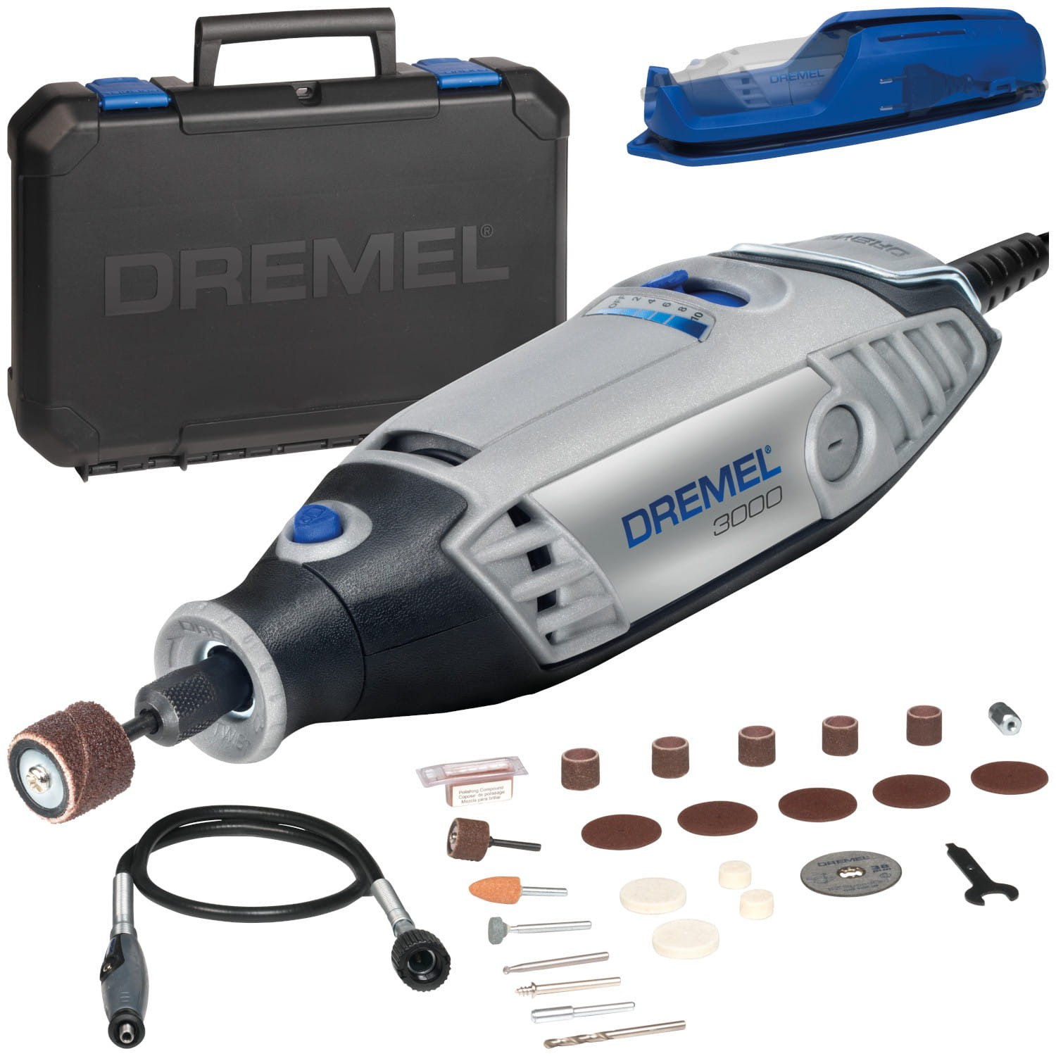 Narzędzie wielofunkcyjne 130W Dremel 3000 + akcesoria 25el.