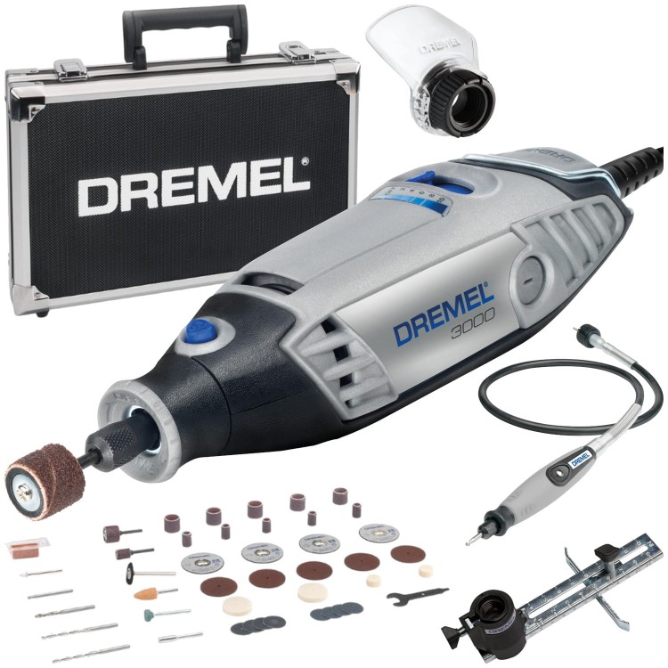 Narzędzie wielofunkcyjne 130W Dremel 3000 + akcesoria 45el.
