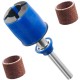 Trzpień do szlifowania EZ SpeedClic SC 407 + 2 taśmy P60 P120 DREMEL