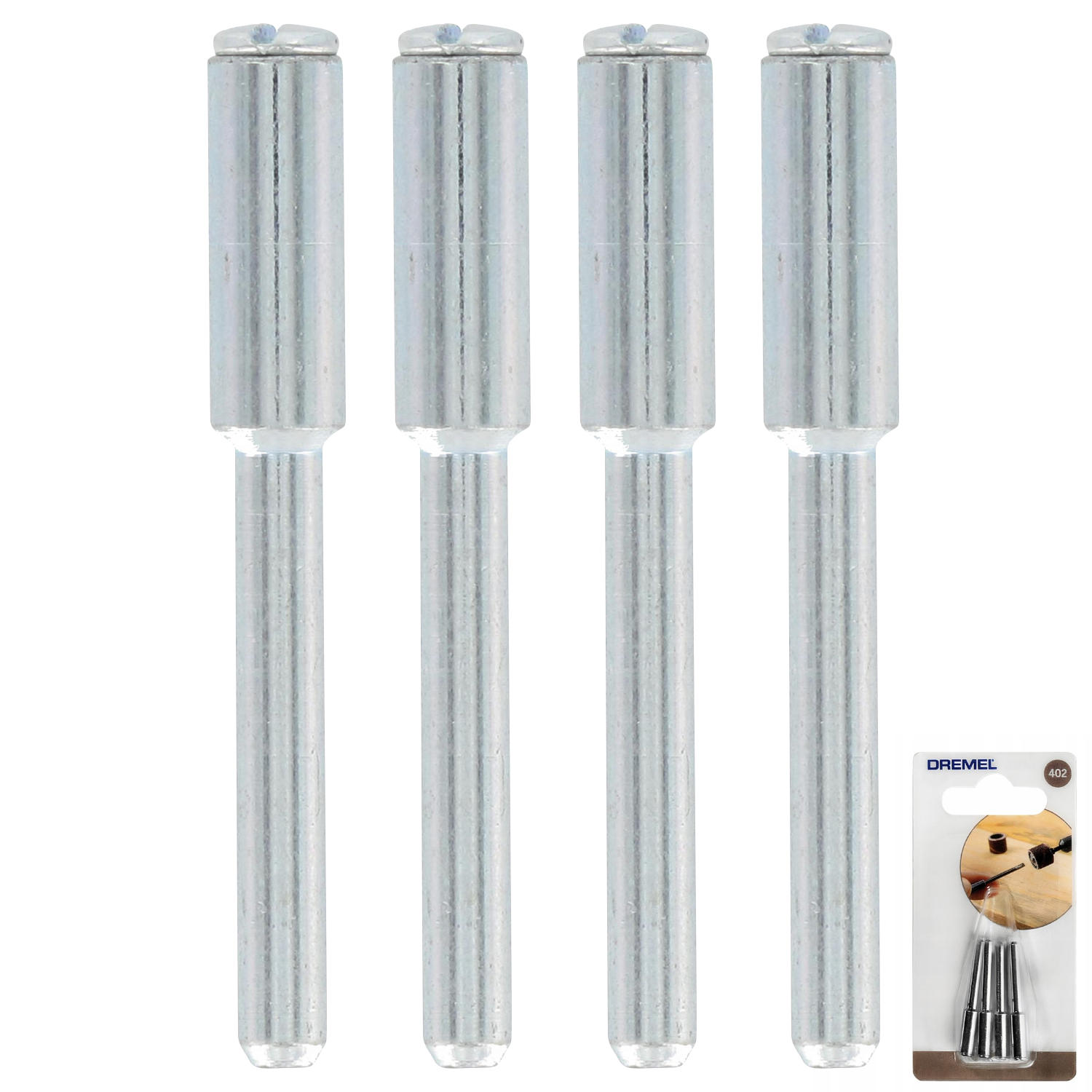 Zestaw 4 trzpieni mocujących 402 DREMEL