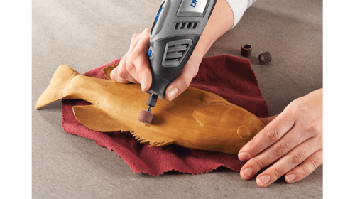 Zastosowanie taśmy szlifierskiej na trzpieniu do szlifowania 13 mm, P60 Dremel 2615040732