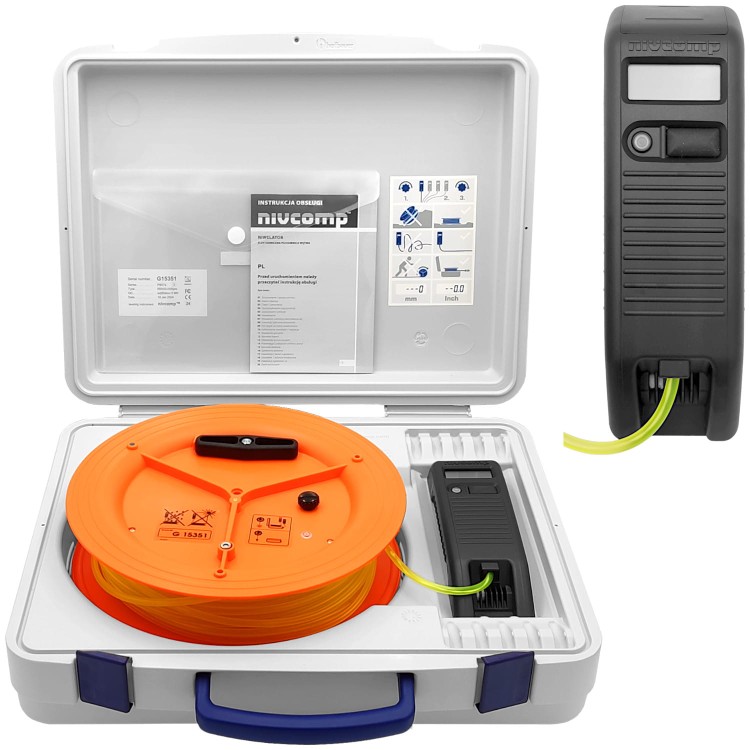 NIVCOMP H25-00 Poziomica wężowa elektroniczna w walizce
