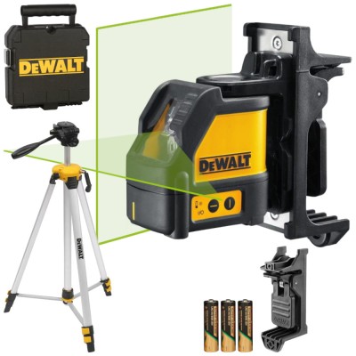 DeWALT Laser krzyżowy liniowy DW088CG + Statyw DE0881T
