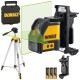 DeWALT Laser krzyżowy liniowy DW088CG + Statyw DE0881T