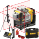 DEWALT DCE089D1R Laser krzyżowy akumulatorowy 10,8V czerwony + akcesoria + Statyw