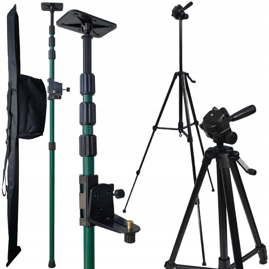 Tyczka rozporowa aluminiowa do laserów GT-320 3,2 m + statyw W260