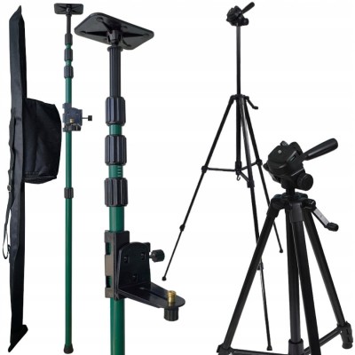 Tyczka rozporowa aluminiowa do laserów GT-320 3,2 m + statyw W260