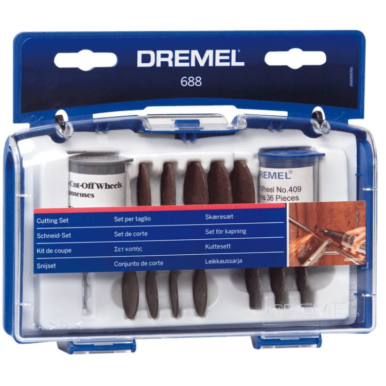 DREMEL Zestaw do cięcia w metalu 688, 68szt.