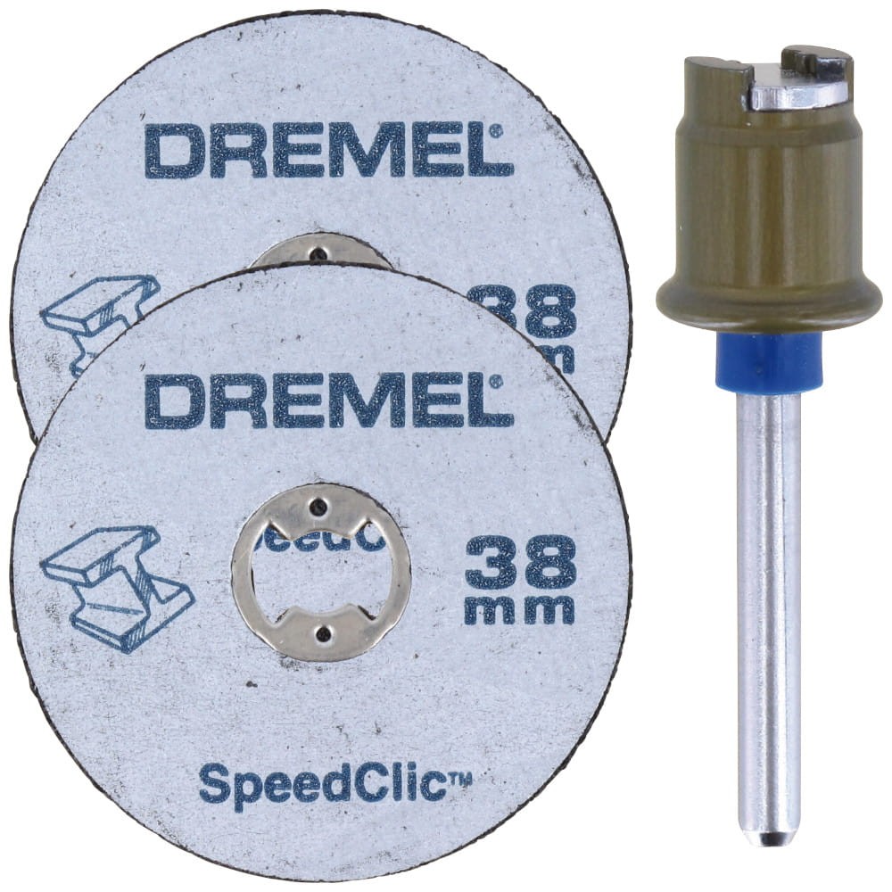 DREMEL Tarcza do metalu 38mm 2szt. + Trzpień SC402 EZ SpeedClic