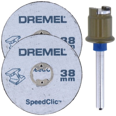 DREMEL Tarcza do metalu 38mm 2szt. + Trzpień SC402 EZ SpeedClic