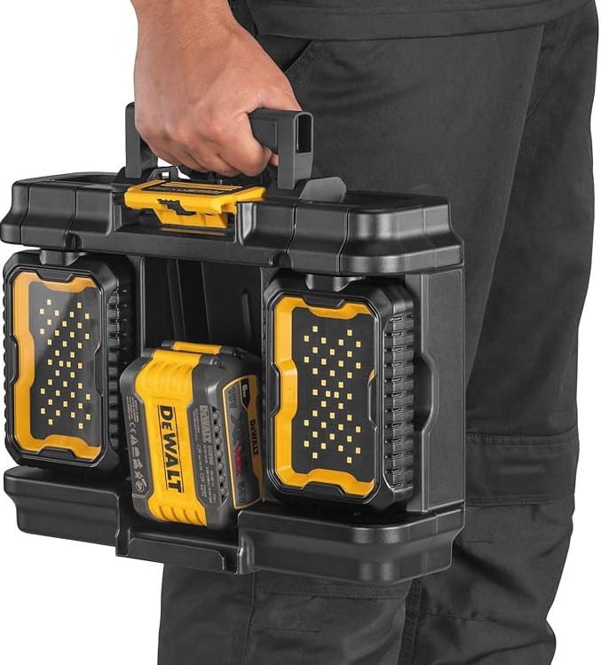 Zastosowanie Skrzyni TOUGHSYSTEM 2.0 z lampą LED, 4000lm DEWALT