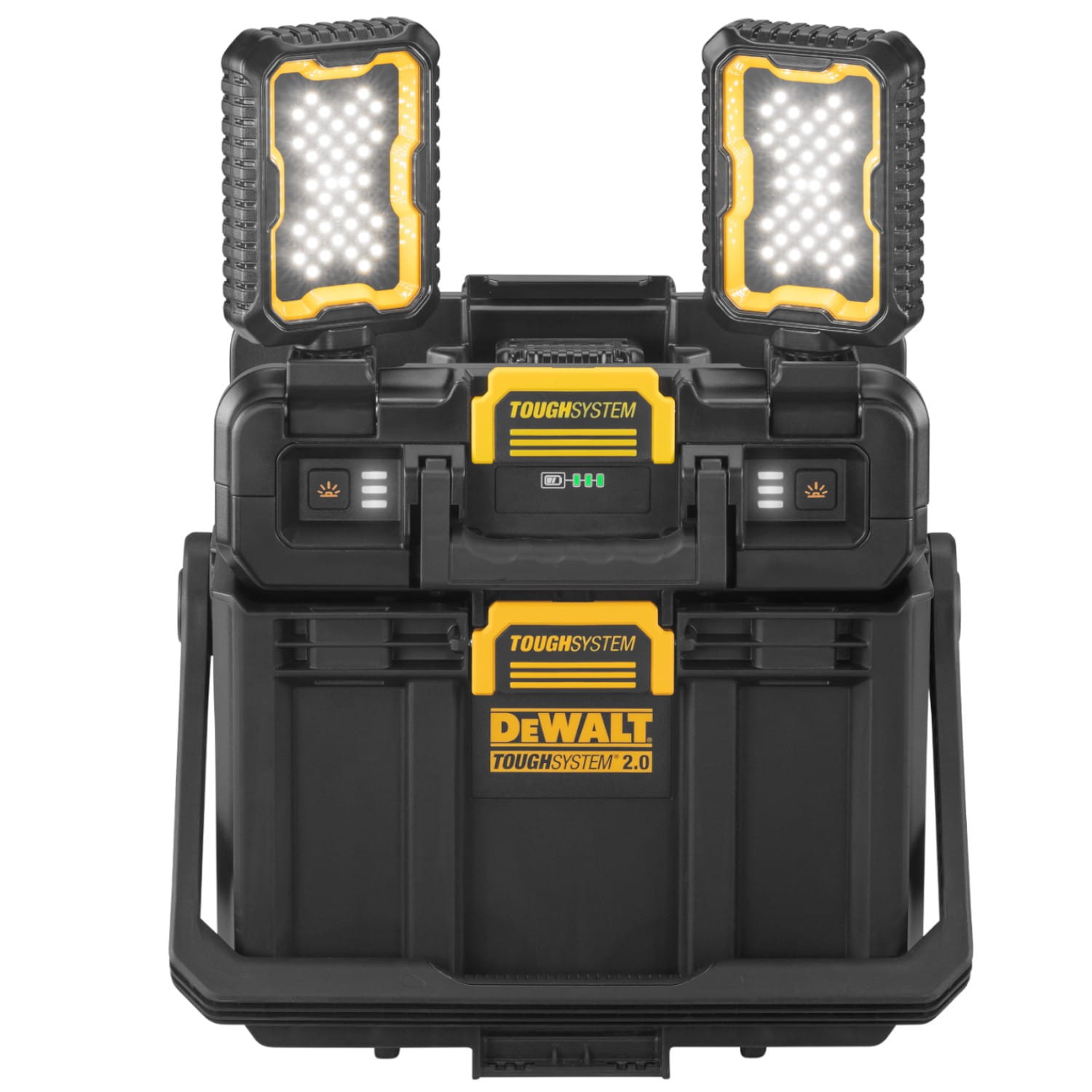 DEWALT Skrzynia narzędziowa TOUGHSYSTEM 2.0 z lampą LED, 40W, 4000lm