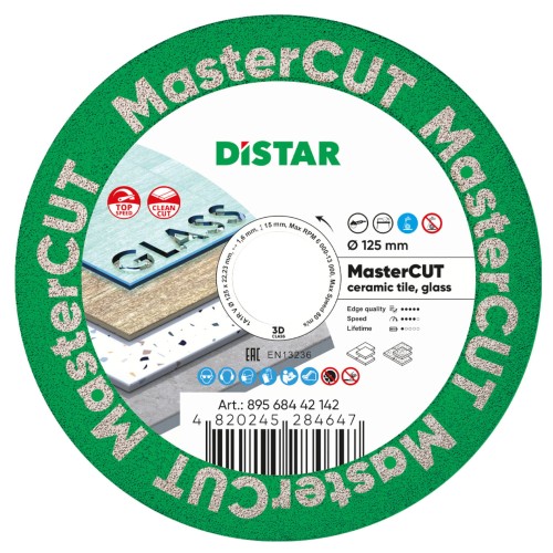 DISTAR Tarcza diamentowa tnąca 125mm 1A1R V 125 MASTERCUT