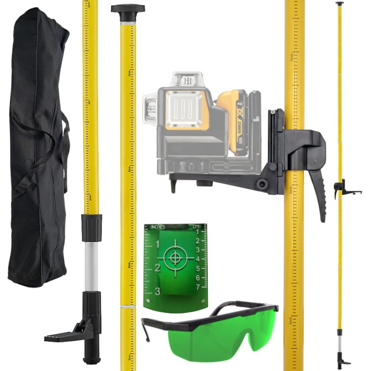 Tyczka do laserów GT-360 + okulary zielone + tarcza zielona