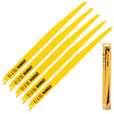 DT2350 Brzeszczot do drewna z gwoździami 305mm - opak. 5 szt. DEWALT