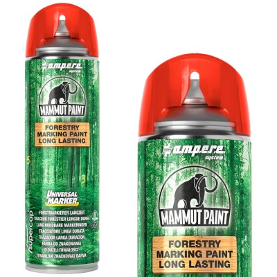 AMPERE Farba do znakowania drewna 500ml czerwona Universal Marker